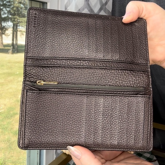 Celine Brown Leather Wallet Full Inclusion LIKE NEW - Picture 9 of 15